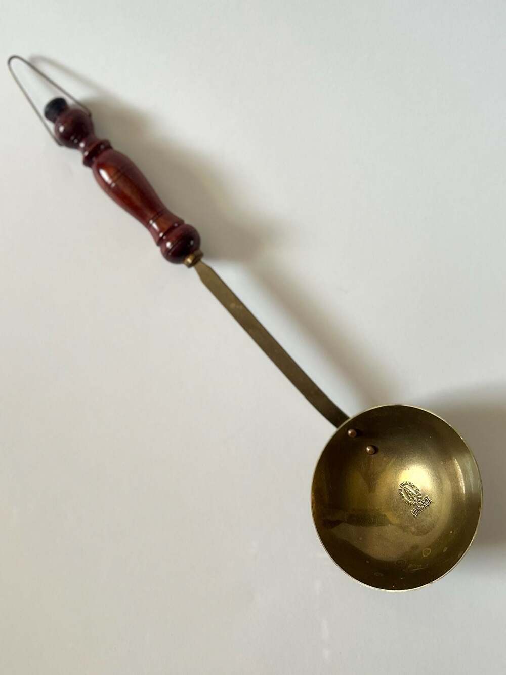 Vintage Sovereign Hill Soho Foundry Ballarat Australia Brass Ladle with Wooden H